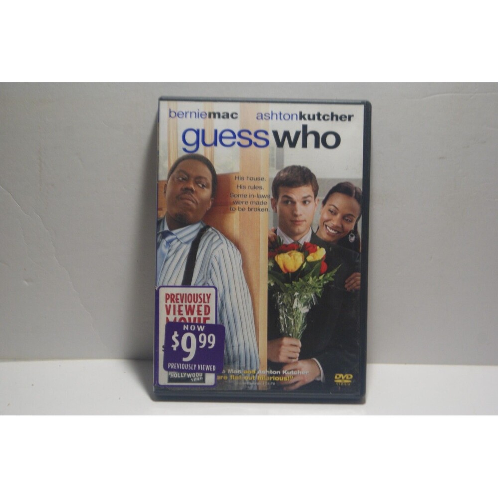 Guess Who DVD 2005 Bernie Mac Ashton Kutcher Comedy Interacial Daughter